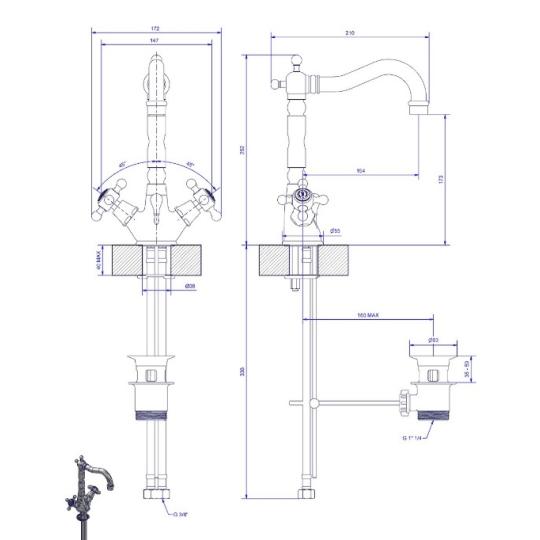 rusztikus mediterran vorosrez konyhai csap furdoszoba klasszikus rez csapok toszkan olasz etterem bisztro bugnatese rame.jpg